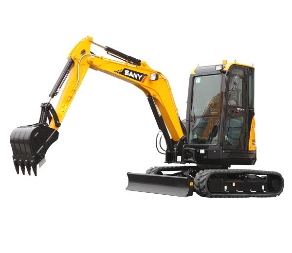 Mini-excavator SY35U (Stage III)